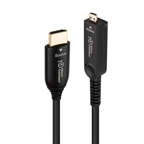 Microconnect DP-MMG-1500MBV1.4OP DisplayPort-kabel 15 m Svart