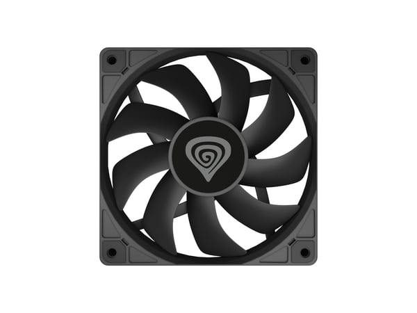 GENESIS Oxal 120 Computerkabinet Ventilator 12 cm Sort 1 stk