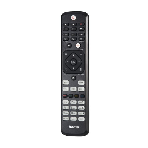 Hama 00221063 fjernbetjening IR trådløs TV Tryk på knapper