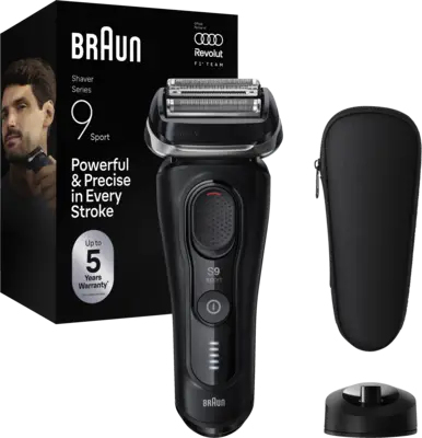 Braun Series 9 Sport 9110s Folierakapparat Svart