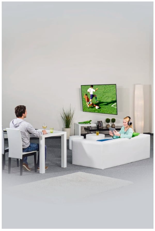 Hama 00220823 TV-kiinnike 165,1 cm (65") Musta