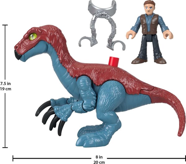 Fisher-Price Imaginext Jurassic World Therizinosaurus och Owen