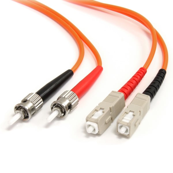 StarTech.com FIBSTSC3 InfiniBand- ja kuituoptiikkakaapeli 3 m ST SC Oranssi