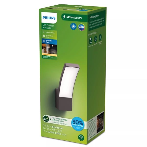Philips 8720169263796 udendørsbelysning Udendørs vægbelysning LED A