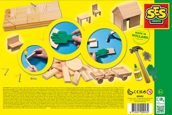 SES Creative Children's Woodwork Set