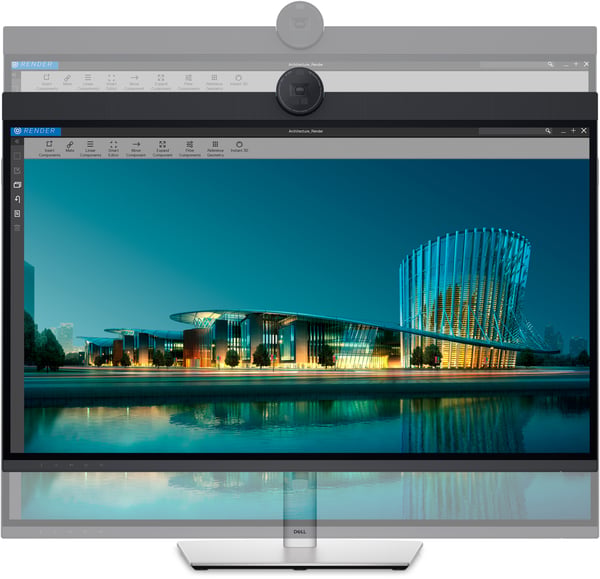DELL UltraSharp U3224KBA computerskærm 80 cm (31.5") 6144 x 3456 pixel 6K Ultra HD LCD Sort, Sølv