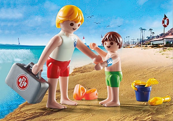 Playmobil Rescue Action Lifeguard Beach Patrol