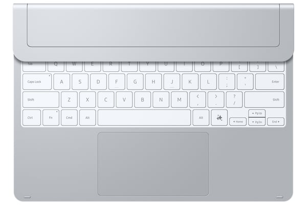 Samsung EF-DX845B QWERTZ Tysk Pogo Pin Sølv