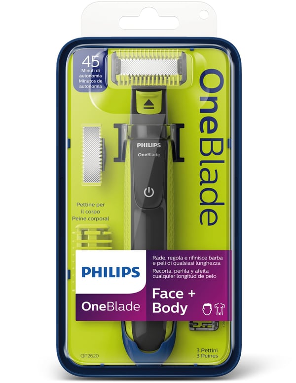 Philips Norelco OneBlade OneBlade QP2620/20 Ansikte + kropp