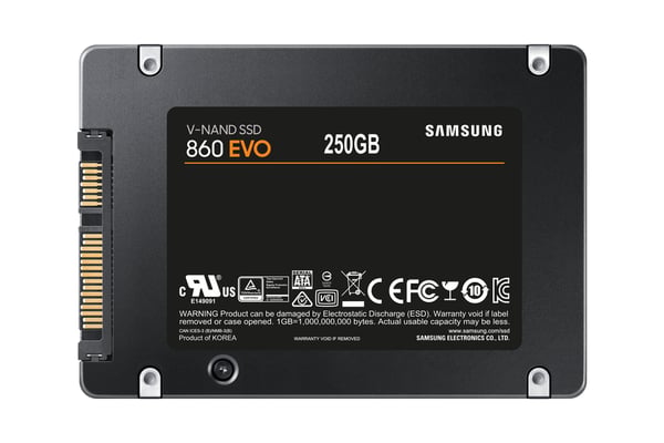 Samsung 860 EVO 250 GB 2.5" Serial ATA III MLC