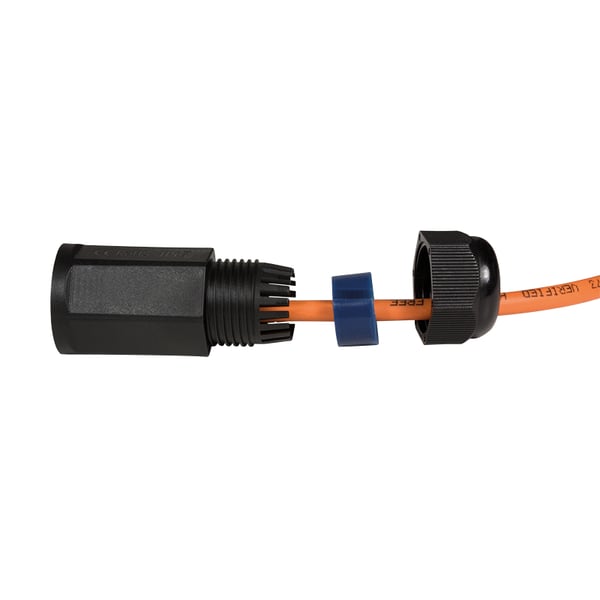 LogiLink NP0080 kabelsamler RJ-45 Sort
