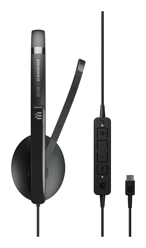 EPOS | SENNHEISER ADAPT 160T USB-C II Kuulokkeet Langallinen Pääpanta Toimisto/puhelukeskus USB Type-C Musta
