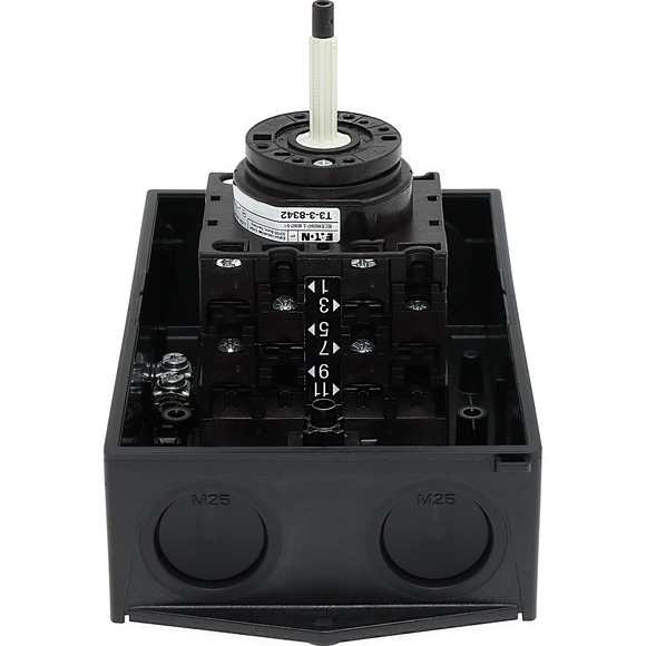 Eaton T3-3-8342/I2/SVB Vippekontakt 6P Rød, Hvid, Gul