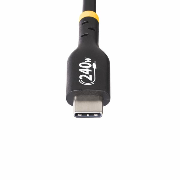 StarTech.com USB2EPR2M USB-kabel USB 2.0 2 m USB C 0,48 Gbit/sek. 240 W Sort