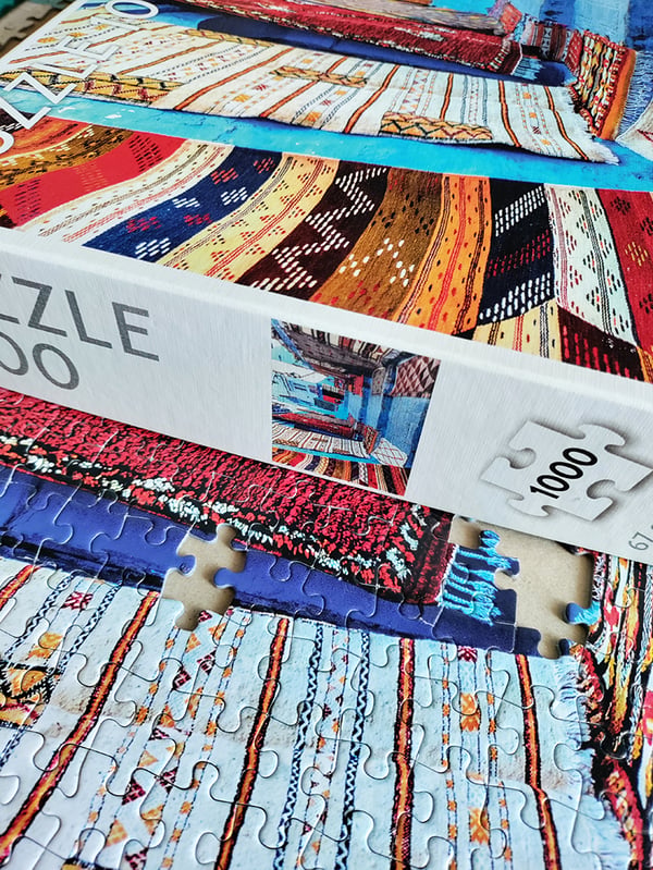 Tactic Around the World: Chefchouen Morocco - 1000 pcs Kuviopalapeli 1000 kpl Kaupunki