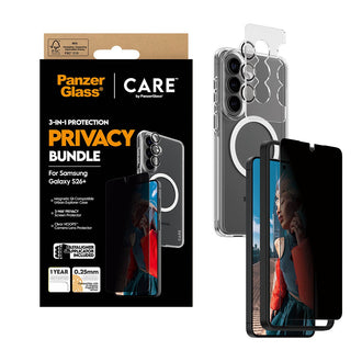 PanzerGlass CR94821 mobiltelefon etui 17 cm (6.7") Cover Sort, Transparent