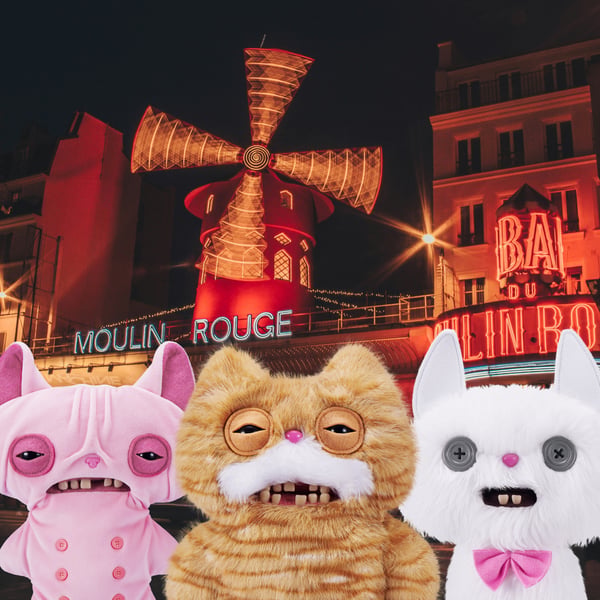 Hug-A-Lumps Fuggler Alley Cats 23 cm Assortment