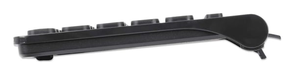 Manhattan 180702 tastatur Kontor USB QWERTY Sort