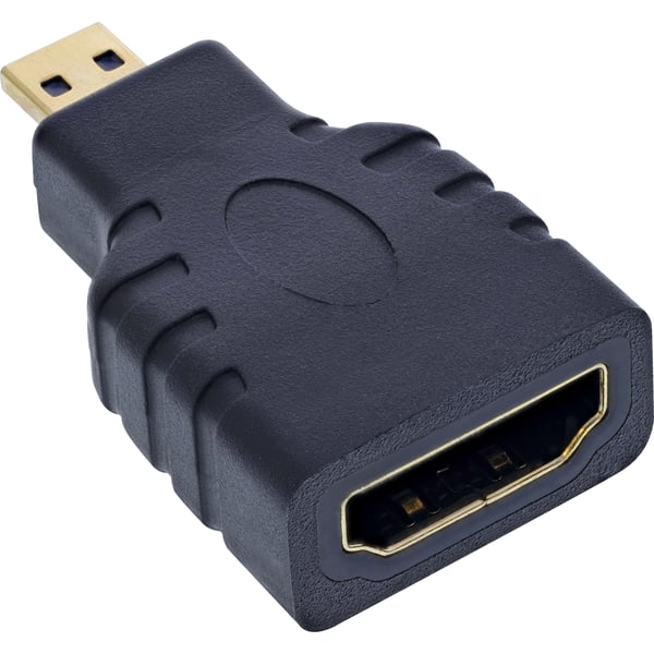 InLine 17690D kabel kønsskifter HDMI A female HDMI D Sort InLine 17690D kabel kønsskifter HDMI A female HDMI D Sort