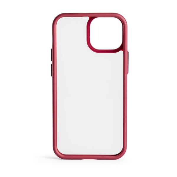 Techair Classic essential mobiltelefon etui 15,5 cm (6.1") Cover Rød, Transparent