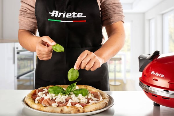 Ariete 0909/10 pitsan valmistaja & uuni 1 pitsa(a) 1200 W Punainen