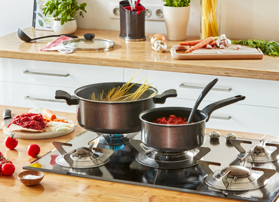 Tefal Easy Cook & Clean B5544602 kasari Pyöreä Musta, Ruskea