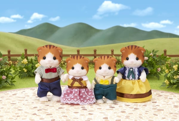 Sylvanian Families Familjen Gyllenkatt