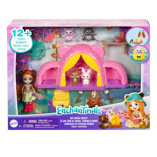 Enchantimals Tent Camping Cuddlers-legesæt