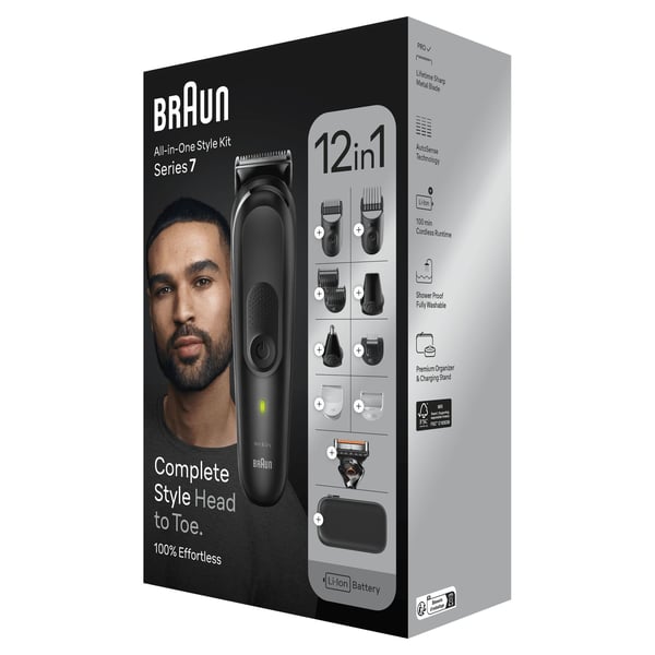 Braun MGK7460 Svart Litium-Ion (Li-Ion)