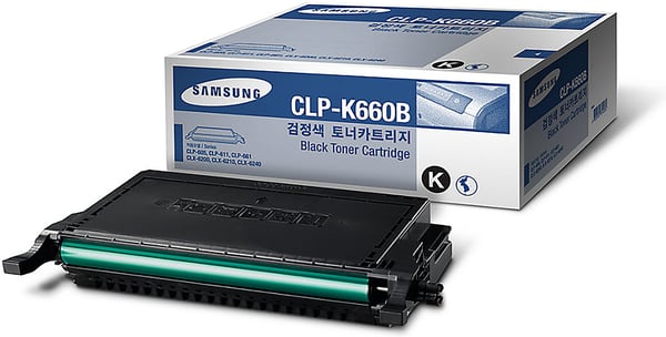 Samsung CLP-K660B svart tonerkassett med hög kapacitet