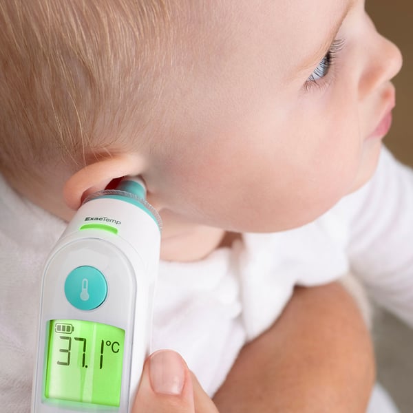 Braun ThermoScan 6 Kontakttermometer Vit Öra Knappar