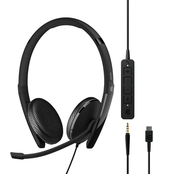 EPOS ADAPT 165T USB-C II Kuulokkeet Langallinen Pääpanta Toimisto/puhelukeskus USB Type-C Musta