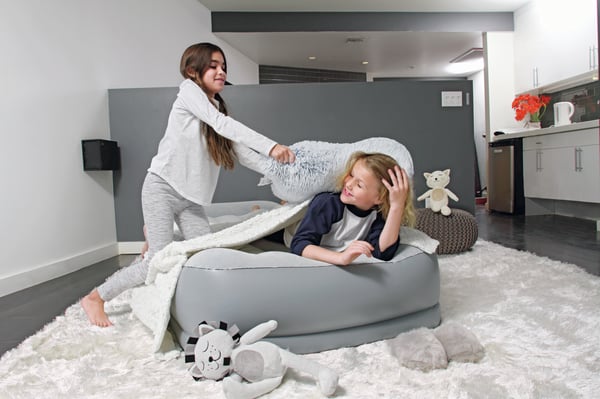 Bestway 67626 luftmadras Enkelmadras Grå Unisex