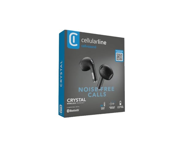 Cellularline 8018080437311 Kuulokkeet True Wireless Stereo (TWS) In-ear Puhelut/Musiikki Bluetooth Musta