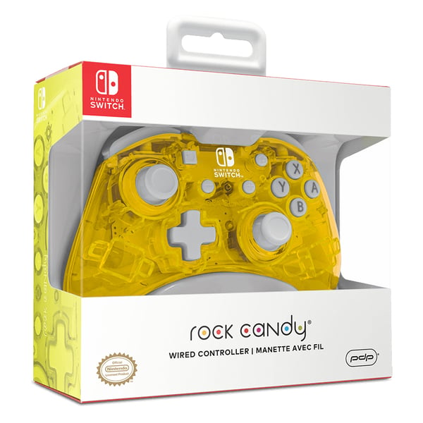 PDP Rock Candy Gul USB Spelplatta Nintendo Switch