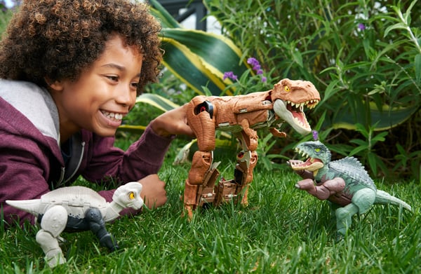 Jurassic World FIERCE CHANGERS RÆS OG BRØL TYRANNOSAURUS REX