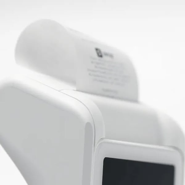 SumUp Solo älykortin lukijalaite Akku Wi-Fi + 4G Valkoinen