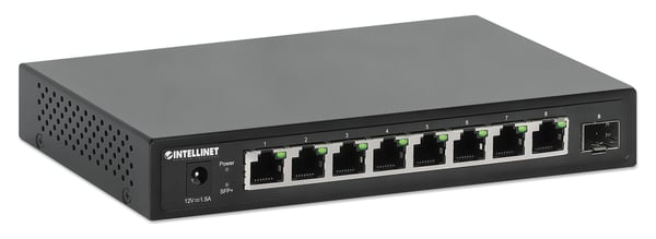 Intellinet 562096 nätverksswitchar Ohanterad 2.5G Ethernet (100/1000/2500) Svart