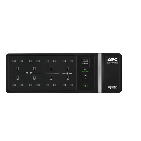 APC BE500G2-UK strömskydd (UPS) Vänteläge (offline) 0,5 kVA 300 W 8 AC-utgångar