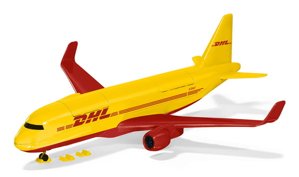 Siku DHL cargo aircraft with accessories Flygplan Förmonterad