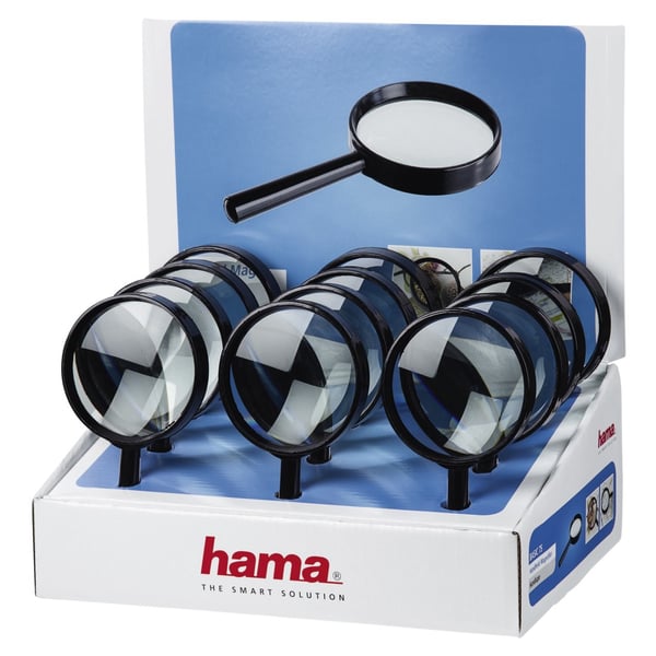 Hama Basic 75 forstørrelsesglas 1,75x Sort