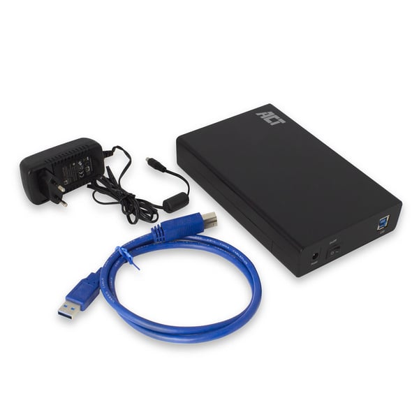 ACT AC1405 tallennusaseman kotelo HDD-/SSD-kotelo Musta 3.5"