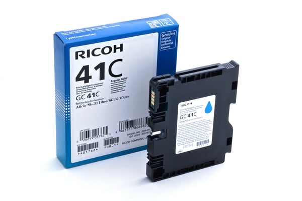 Ricoh 405762 mustekasetti 1 kpl Alkuperäinen Perusvärintuotto Syaani