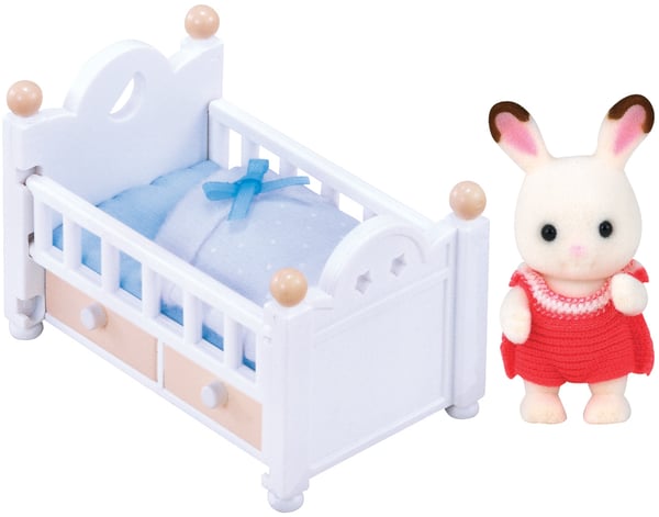 Sylvanian Families Sæt til Baby Chokoladekanin (babyseng)