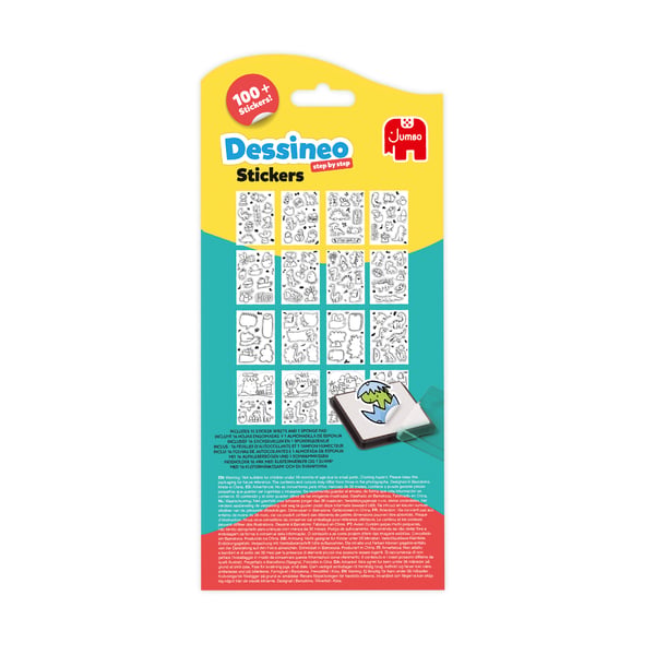 Dessineo Stickers Theme Pack - Dinosaurs