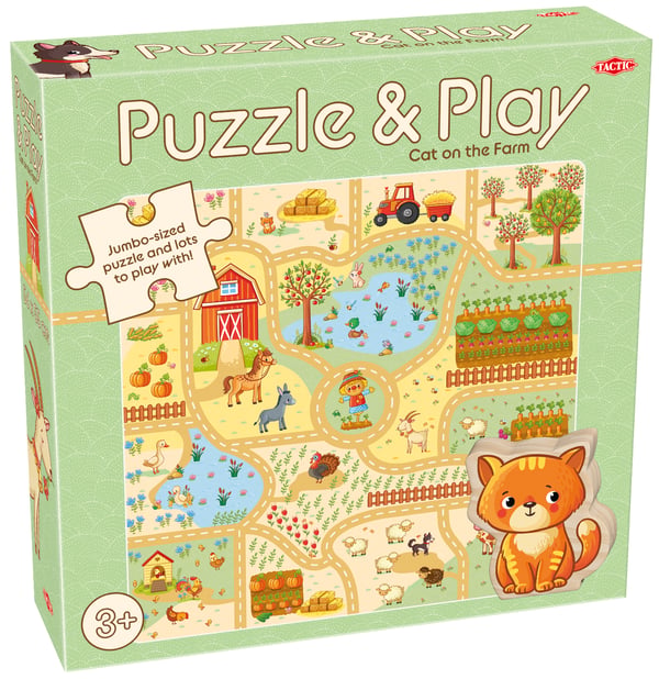 Tactic My First Puzzle & Play Cat on the Farm