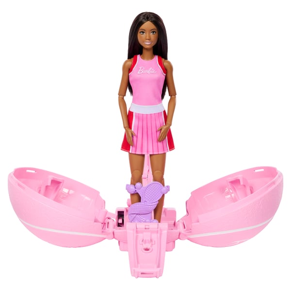 Barbie TEAM Roll & Reveal Tennis Player Doll and Accessories