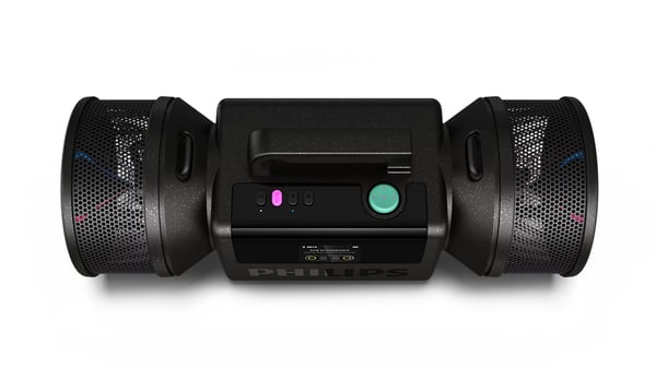 Philips The Tube Kannettava stereokaiutin Musta 140 W