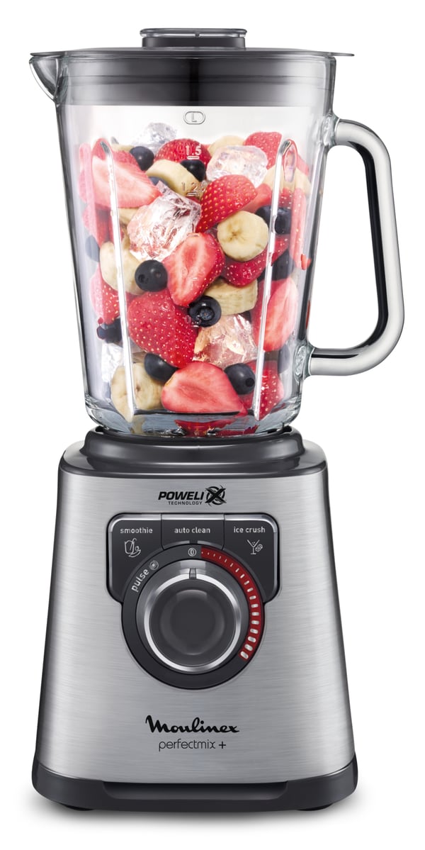 Moulinex LM811D 1,5 l Bänkmixer 1200 W Stål, Grå