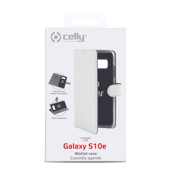 Celly Wally mobiltelefon etui 14,7 cm (5.8") Tegnebogsetui Hvid